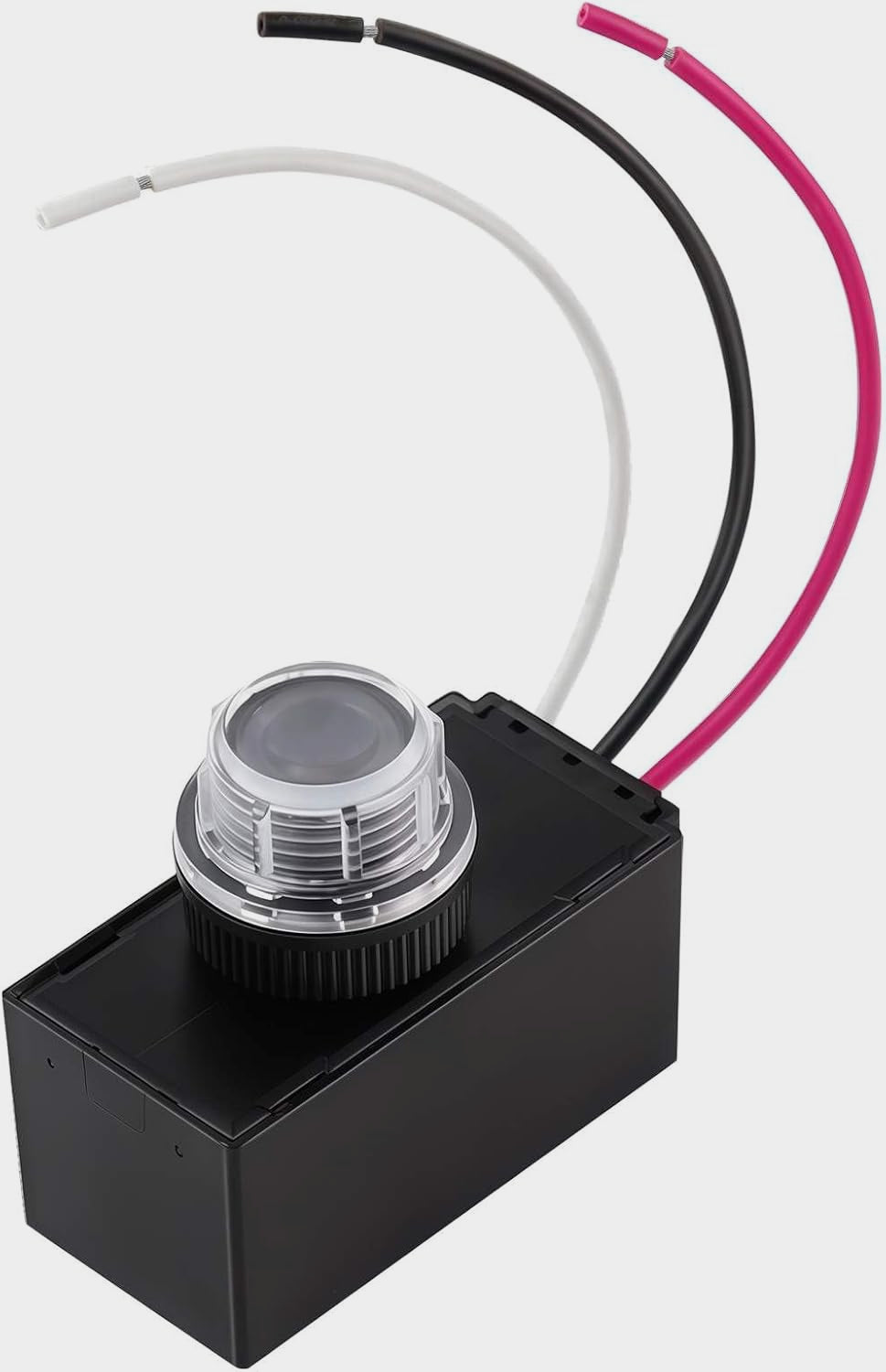 Electronic component with wires on a white background
