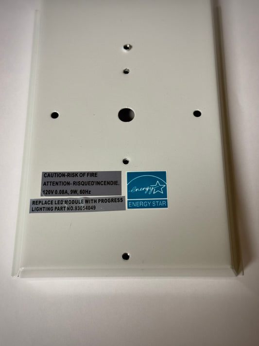 Progress Lighting 93054049 LED Module - White Wall Plate
